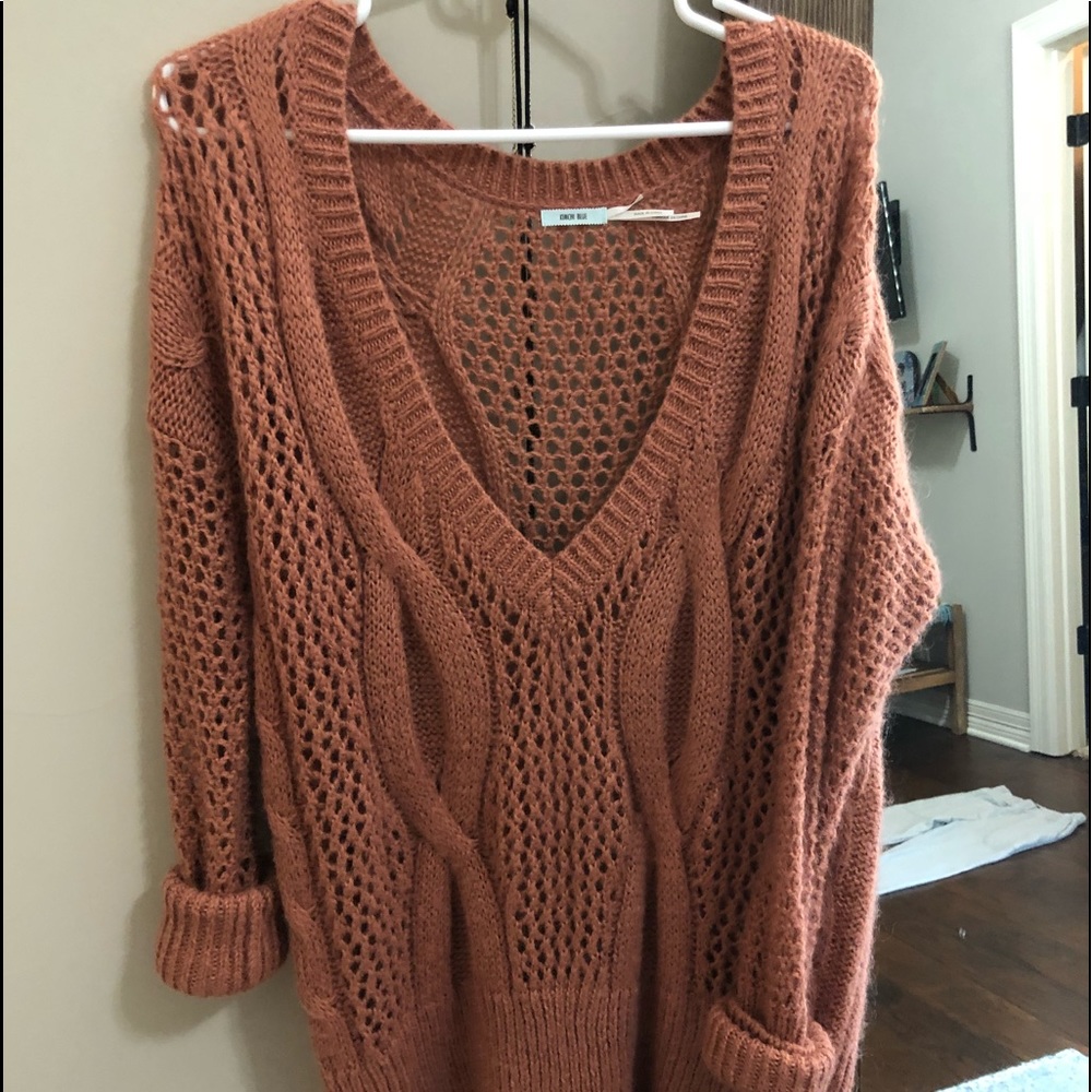 Knitted sweater dress